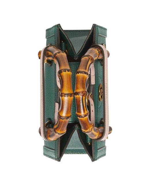 Gucci Green Mini Diana Top Handle Bag