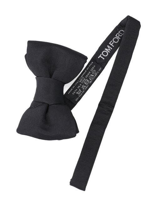 Tom Ford Black Bow Tie for men