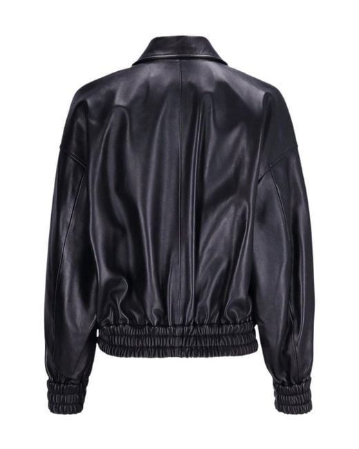 Jil Sander Black Cropped Zip-Up Jacket