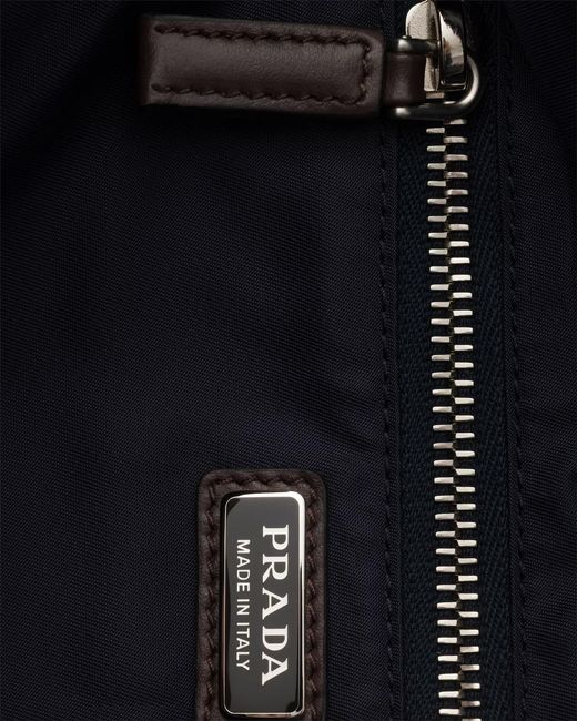 Prada Blue Speedrock Re-Nylon Pouch for men
