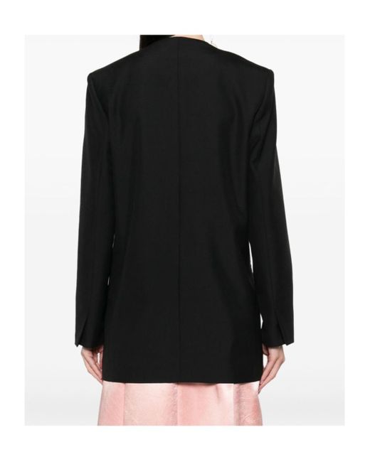 Philosophy Di Lorenzo Serafini Black V-Neck Blazer