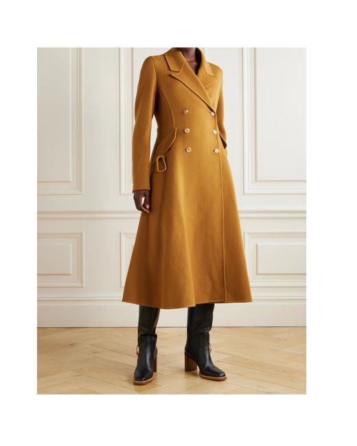 Gabriela Hearst Natural Long-Sleeved Coat