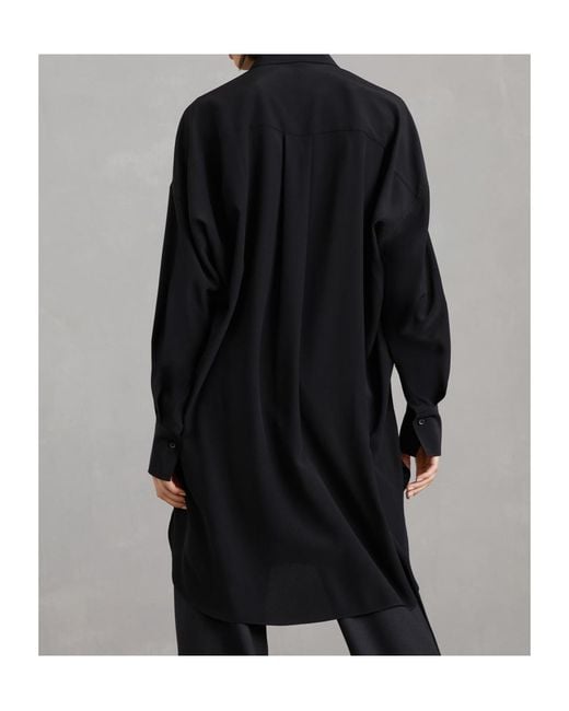 Brunello Cucinelli Black Embellished Long-Sleeve Shirt
