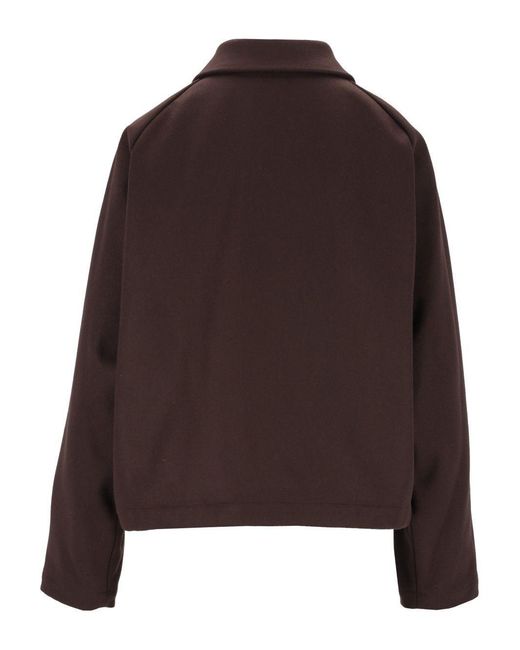 Barena Brown Aria Loose-Fit Jacket