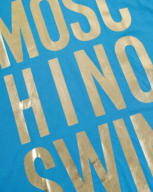 Moschino Blue Logo T-Shirt