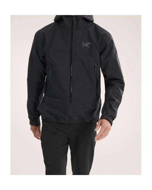 Arc'teryx Black Beta Hooded Zip Jacket for men
