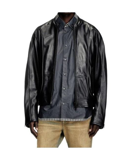DIESEL Black L-Krixy Jacket for men