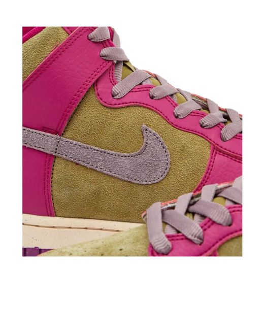 Nike Pink Dunk High 'Dynamic Berry' Sneakers