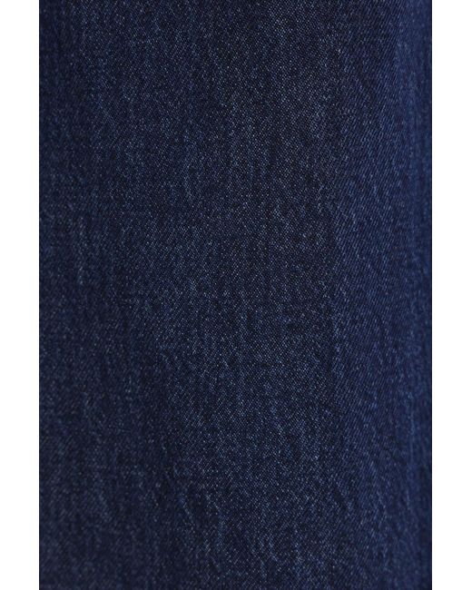 Totême Blue Totême Logo Patch Straight-Leg Jeans