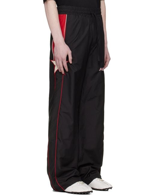 Amiri Black Star Panel Track Pants for men