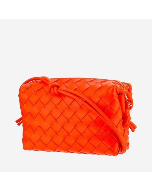 Bottega Veneta Orange Loop Mini Camera Bag