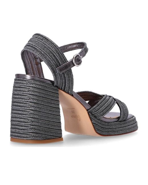 Castaner Multicolor Valle 90Mm Metallic-Finish Sandals