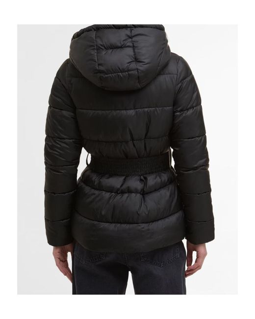 Barbour Black Hooded Cotton Jacket