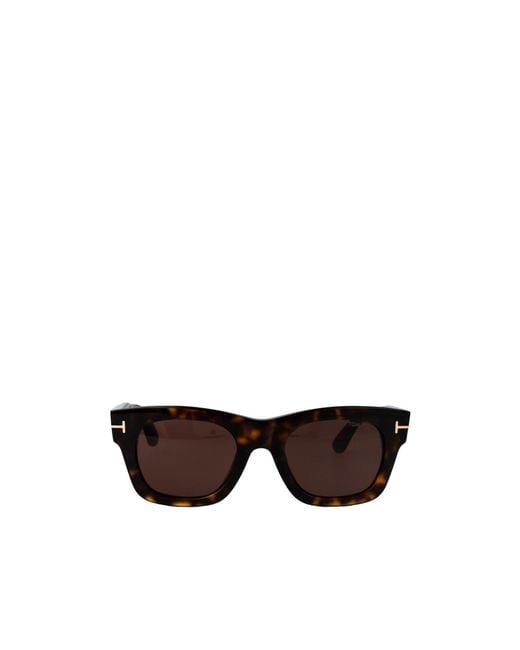 Tom Ford Red Eyewear Square Frame Sunglasses