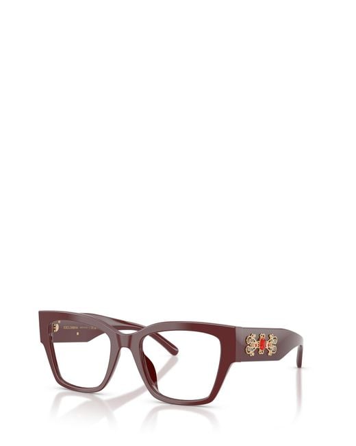 Dolce & Gabbana Multicolor Eyewear Butterfly Frame Glasses