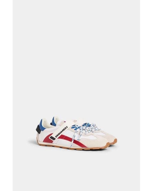 DSquared² Pink Dc-642 Strap Low-Top Sneakers for men