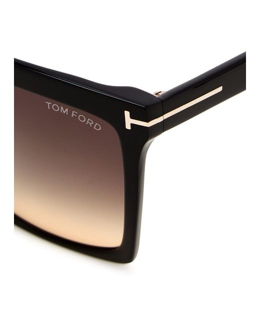 Tom Ford Metallic Square-Frame Sunglasses