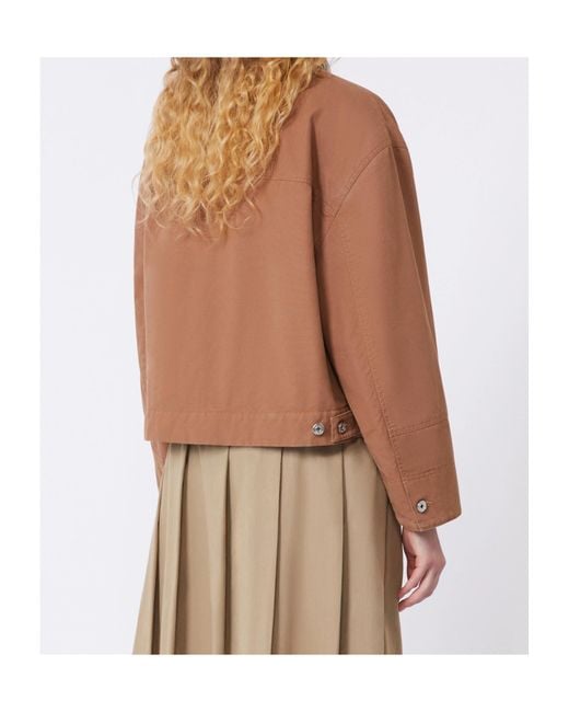 Weekend by Maxmara Brown Padded Short Jacket