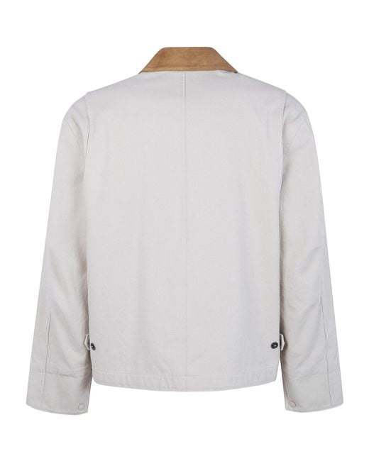 Tom Ford White Classic Long-Sleeved Casual Jacket for men
