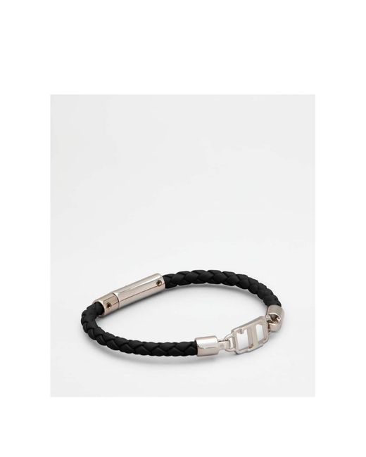 Tod's White Logo-Plaque Bracelet for men