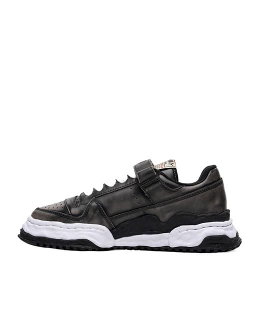 Maison Mihara Yasuhiro Black Keith Touch-Strap Sneakers for men