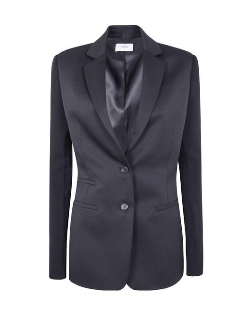 Coperni Blue Hybrid Rib Tailored Jacket