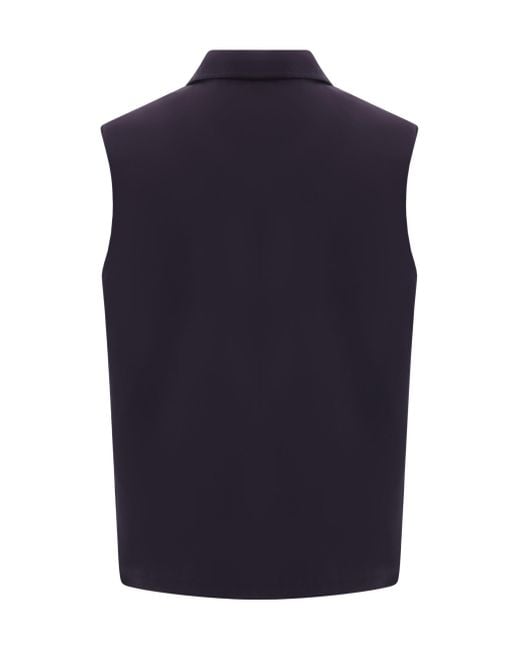 Brunello Cucinelli Blue Padded Vest for men