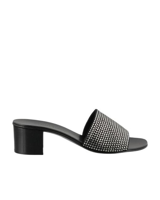 Giuseppe Zanotti Black Muller Shoes