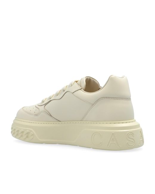 Casadei Natural Off Road Chunky Low-Top Sneakers