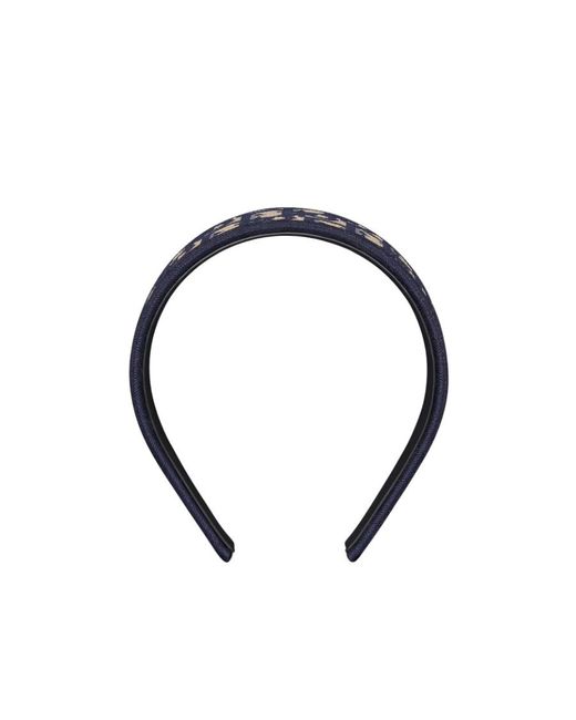 Dior Blue D-Oblique Headband