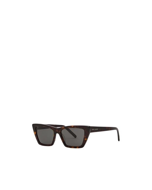 Saint Laurent Metallic Cat-Eye Sunglasses