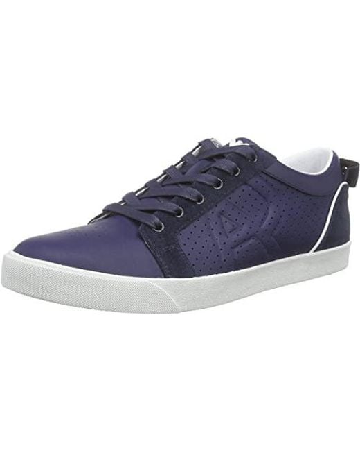 Armani Jeans Blue Logo Details Casual Sneakers for men