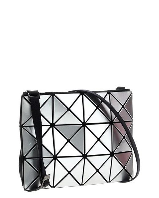 Issey Miyake Metallic Lucent Geometric-Pattern Shoulder Bag