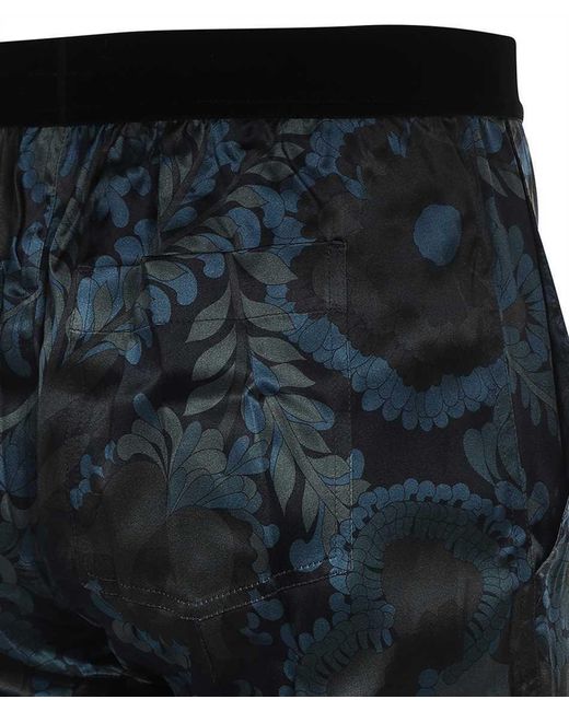 Tom Ford Blue Logo Pajamas for men
