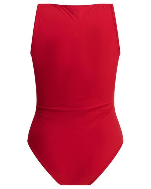 Loulou de Saison Red Gianna One-Piece Beachwear