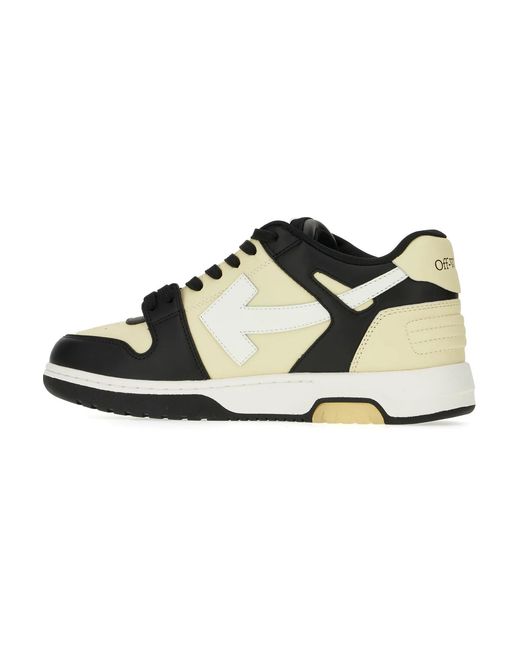 Off-White c/o Virgil Abloh Black Out Of Office Glow-In-The-Dark Sneakers for men