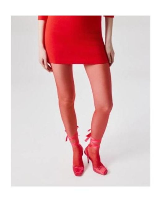 Christian Louboutin Red Bow-Detail Wrap-Around Pumps