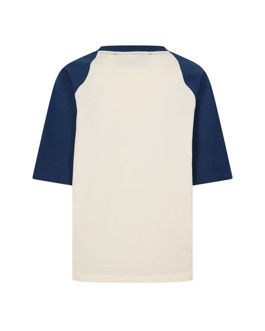AMI Blue Oversized T-Shirt
