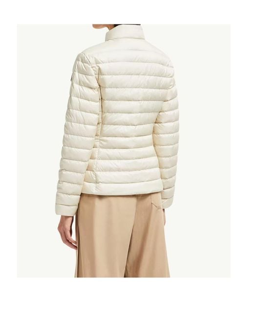 Moncler Natural Igelle Zip-Up Padded Jacket