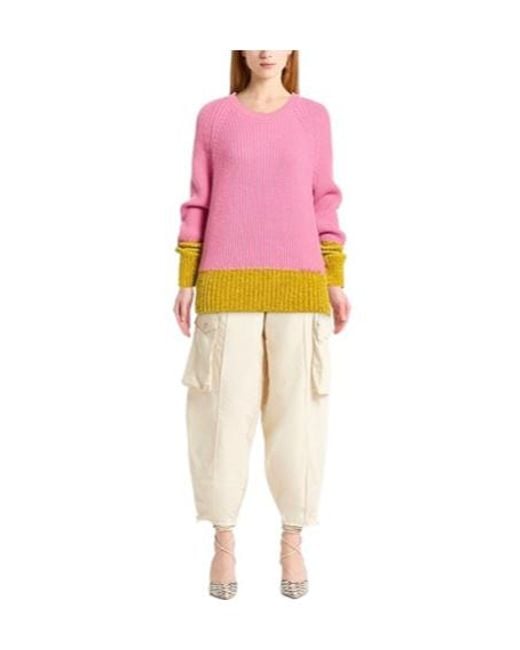 Marni Pink Wool Knitted Sweater