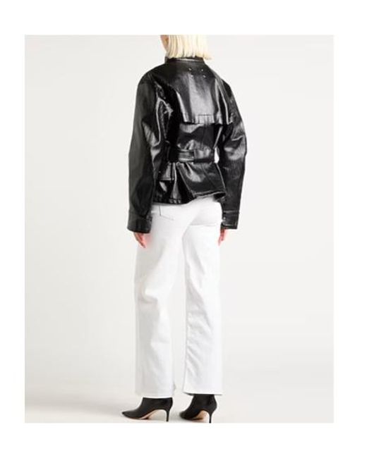 Maison Margiela Black Minimalist Long-Sleeve Jacket