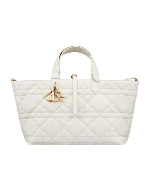 Dior White Medium Toujours Bag