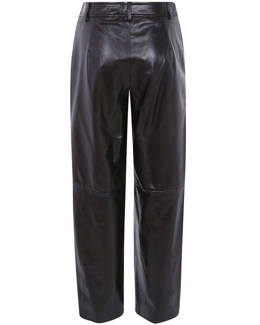 Max Mara Gray Studio Mstlegno Straight Leg Pants