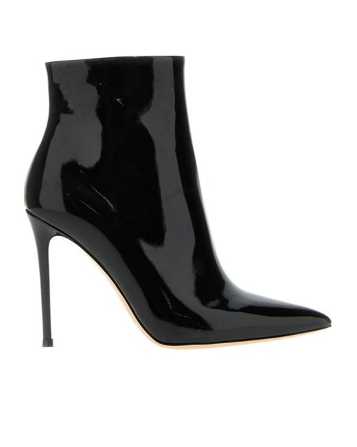 Gianvito Rossi Black 110Mm Patent Leather Boots
