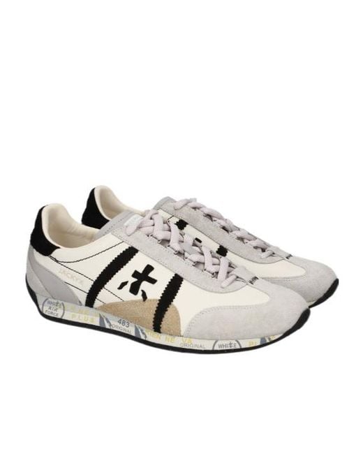 Premiata White Jackyx 8222 for men
