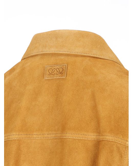 Loewe Yellow Balloon Silhouette Buttoned Jacket