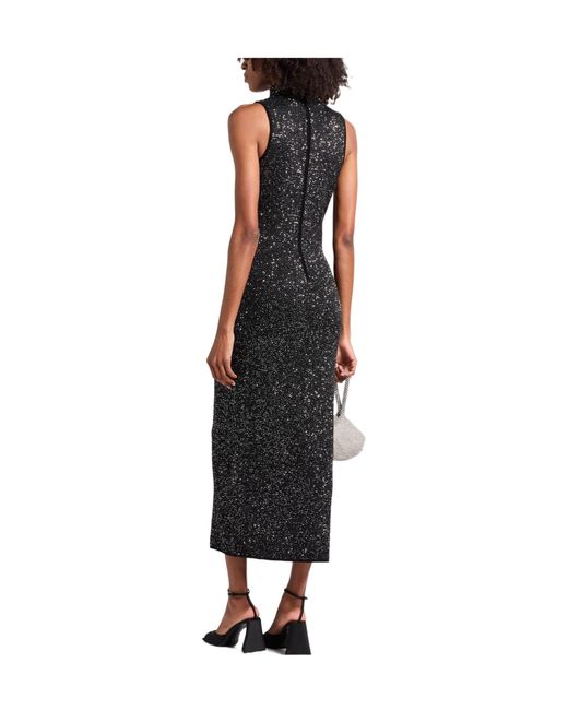 Max Mara Black Sequin Dresses