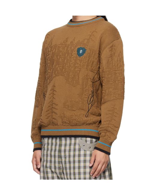 Kiko Kostadinov Brown Fitz Knit Jumper for men