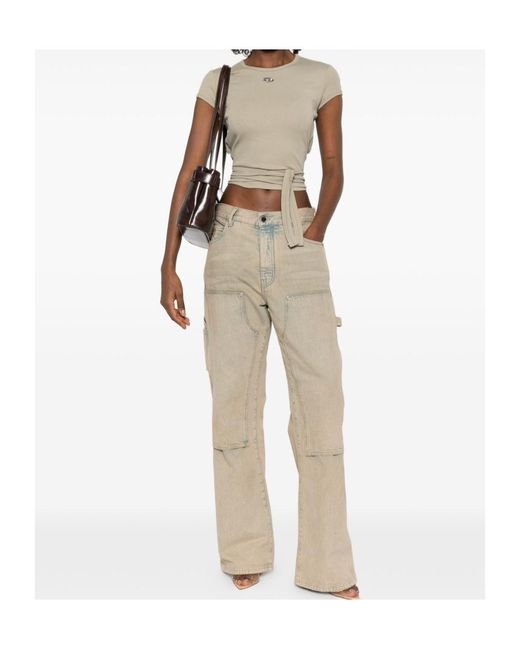 DIESEL Natural Bunny Tail-S-1 T-Shirt