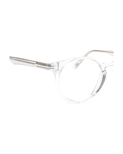 Tom Ford Metallic Round-Frame Glasses for men